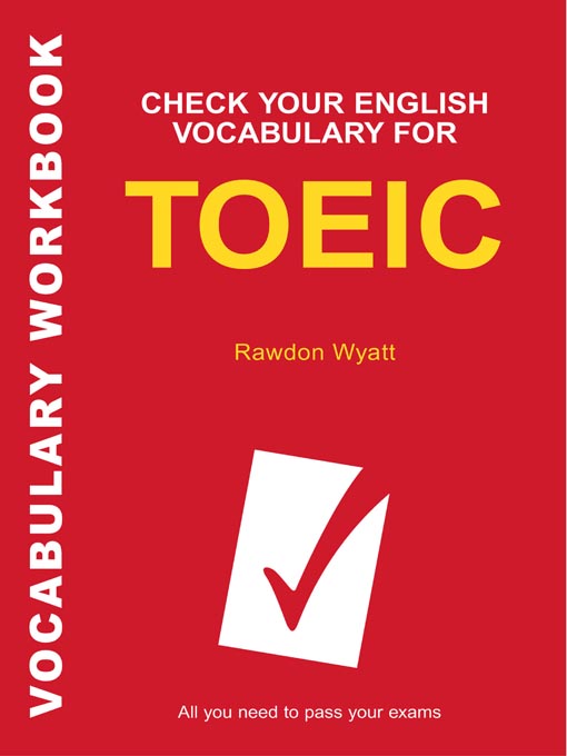 Cover image for Check Your English Vocabulary for TOEIC